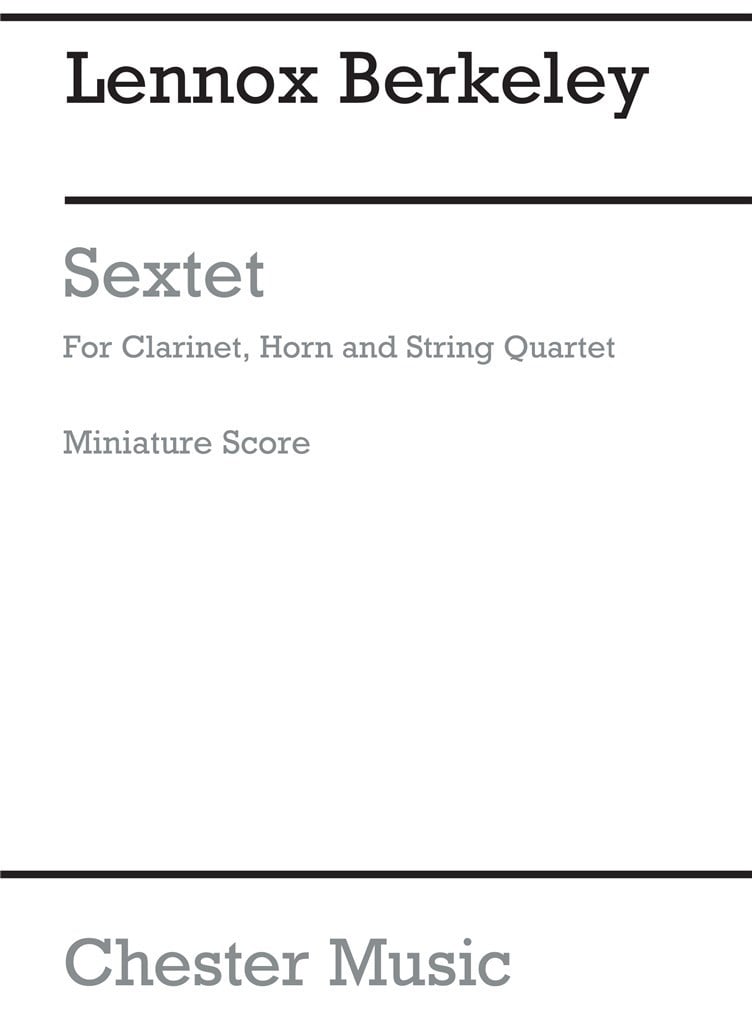 Sextet Op.47(Score)